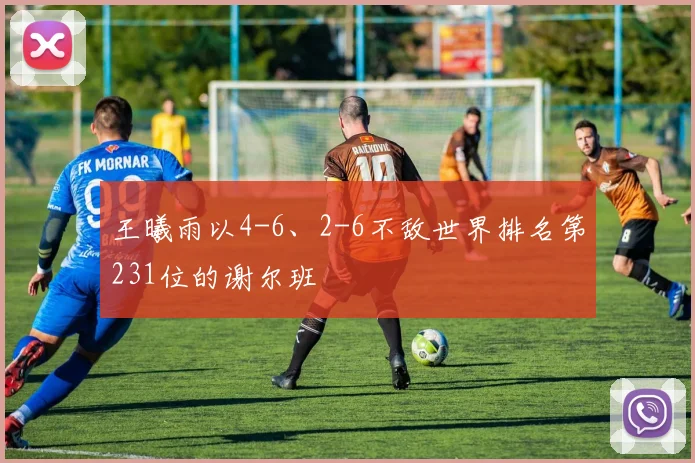 王曦雨以4-6、2-6不敌世界排名第231位的谢尔班
